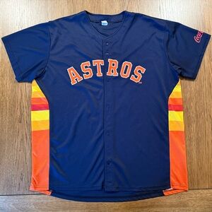 Houston Astros Jersey Mens XL Blue Coca Cola Jose Altuve 27 Casual Streetwear